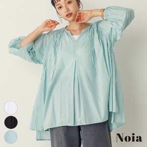 Button Shirt/Blouse Cambric Shirring 2024 New