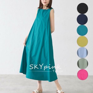 【再入荷】新色追加発注☆今年も入荷☆ビタミンカラーノースリーブワンピース 2024新作 skypink東京