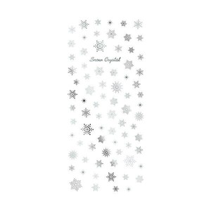 TSUMEKIRA(ツメキラ)　ネイルシール　Snow Crystal　シルバー　SG-YUK-101