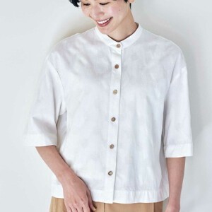 Button Shirt/Blouse Organic Cotton 2024 Spring/Summer