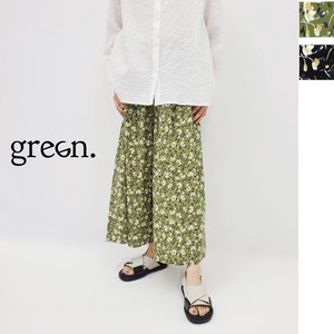 Cropped Pant Floral Pattern