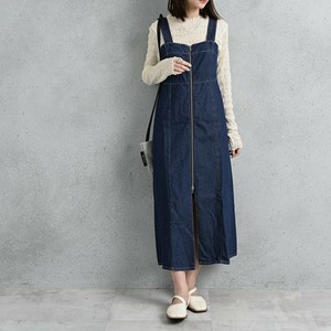●人気商品再入荷●Wジップデニムジャンスカ