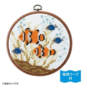 オリムパス かんたんクロス・ステッチ なかよしな海洋生物 クマノミ 7527