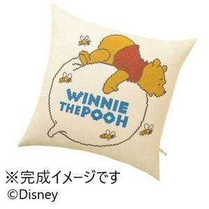 オリムパス 5892 ししゅうキット　クッション　ディズニー　風船にのるプー