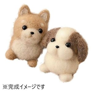ハマナカ フェルト羊毛キット「しば犬&シーズー」 H441-341