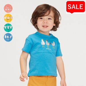 Kids' Short Sleeve T-shirt Koala Gull Unisex Embroidered Giraffe