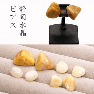 金耳针耳环（珍珠/月光石） 不锈钢 能量石 日本国内产 日本制造