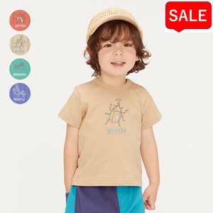 Kids' Short Sleeve T-shirt Ladybugs Embroidered