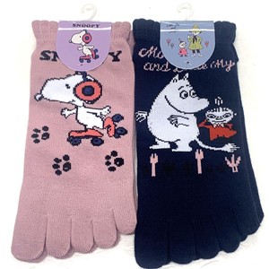 Ankle Socks Snoopy Moomin MOOMIN SNOOPY Socks Cotton Blend