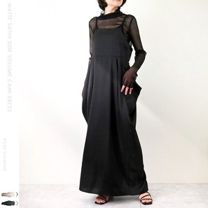 Casual Dress Satin Volume One-piece Dress 【2024NEW】