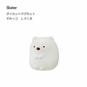 Magnet/Pin Sumikkogurashi Polar Bear Skater Die-cut