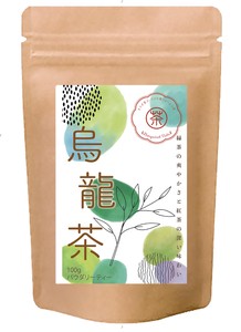 【ウーロン茶】パウダリーインスタント ウーロン茶 無糖 (簡単：お水・お湯にサッと溶ける) 業務用  (100g)