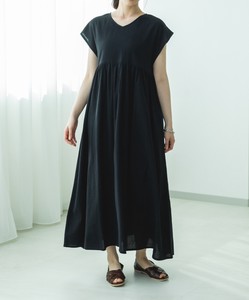 Casual Dress 2Way French Sleeve One-piece Dress