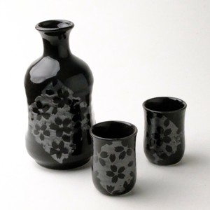 銀彩桜　酒器揃　日本製
