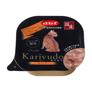 ［デビフペット］Kariyudo(カリユド) シニア猫用 ビーフ 95g【4月特価品】