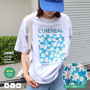T-shirt Flower Print T-Shirt Short-Sleeve