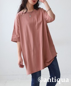 Antiqua T-shirt Plain Color T-Shirt Tops Cotton Ladies' NEW