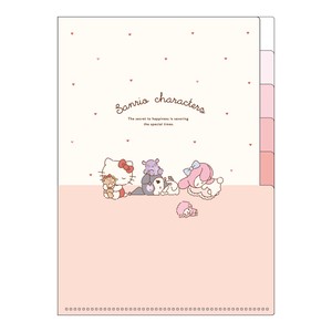 T'S FACTORY File Plastic Sleeve Sanrio Characters