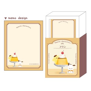 T'S FACTORY Memo Pad Pudding Sanrio Characters M