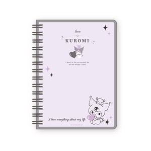 T'S FACTORY Notebook black Sanrio Characters collection