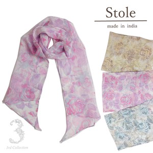Stole Flower Made in India Stole 2024 Spring/Summer