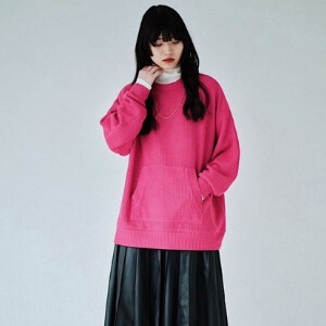 Sweater/Knitwear Oversized Knitted Plain Color Long Sleeves Spring Unisex Ladies'
