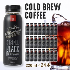 コールドブリューコーヒー 無糖 アラメダ[220ml×24本][220ml×8本] ALAMEDA COLD BREW COFFEE ブラック