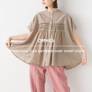 Button Shirt/Blouse Cotton Voile 2024 Spring/Summer