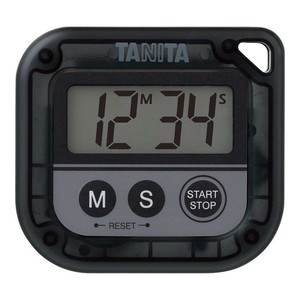 TANITA タニタ 丸洗いタイマー 100分計 BK ブラック TD-376N