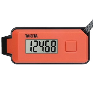 TANITA タニタ 緊急ホイッスル付き3Dセンサー搭載歩数計「歩イッスル」 FB-739 オレンジ