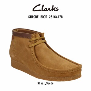 CLARKS(クラークス)シェイカーブーツ スタンダードハイカット スエード ブラウン メンズ 26164178