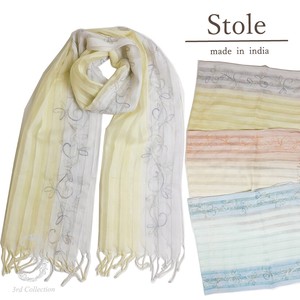Stole Cotton Embroidered Stole 2024 Spring/Summer