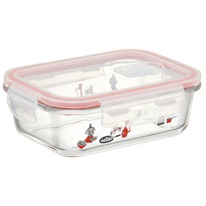 Storage Jar/Bag Moomin Kitchen Heat Resistant Glass M 4-pcs