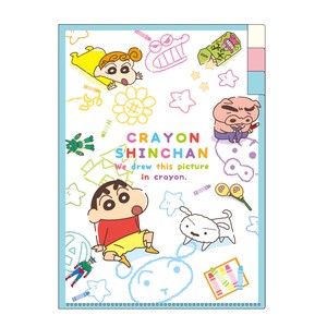 T'S FACTORY File Crayon Shin-chan Folder Clear