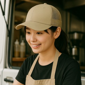メッシュ コットンツイルキャップ