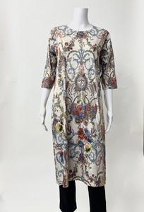 Casual Dress Patterned All Over Printed L 2024 Spring/Summer