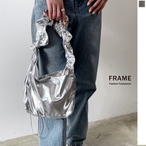 Pre-order Shoulder Bag Shoulder Back Foil Print Cut-and-sew 2024 NEW