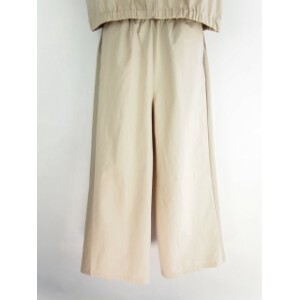 Full-Length Pant Nylon Cotton Wide Pants Switching 2024 Spring/Summer