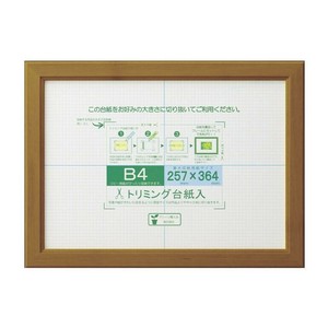 OA額 OAカノエ B4 ブラウン 33J635D6201