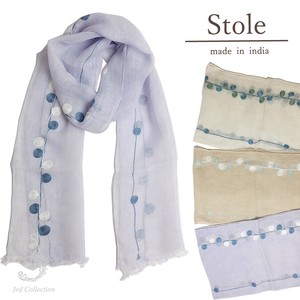 Stole Made in India Embroidered Stole 2024 Spring/Summer