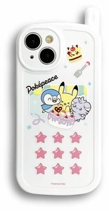 ポケットモンスター iPhoneSE(第3世代/第2世代)/8/7 対応レトロガラケー風ケース ホワイト POKE-901A