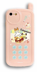 ポケットモンスター iPhone15/14 対応レトロガラケー風ケース ピンク POKE-900B