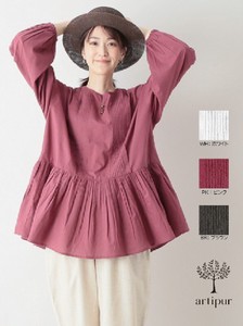 [SD Gathering] Tunic Pintucked Tunic Spring/Summer Cambric 3 Colors