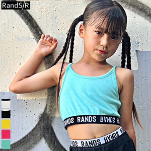 RandS/R　ロゴゴムショートキャミソール