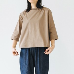 T-shirt Cropped Cotton Ladies' Made in Japan