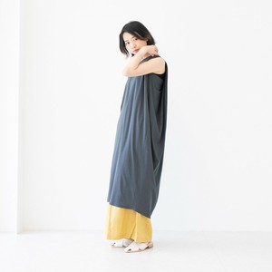 Casual Dress V-Neck Cotton Ladies' Made in Japan