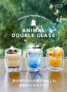 杯子/保温杯 玻璃杯 动物 270ml 2层