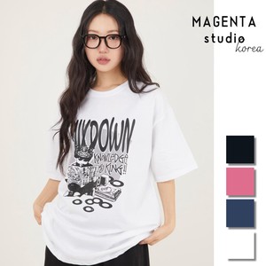 T-shirt Oversized T-Shirt Tops Ladies Cut-and-sew