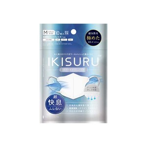 サムライワークス IKISURU 3D クールメッシュマスク 200個セット 衛生用品 4色