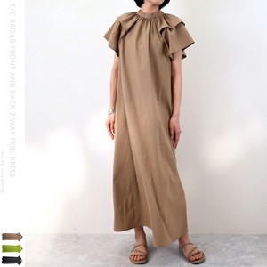 Casual Dress 2-way Ruffle One-piece Dress 【2024NEW】